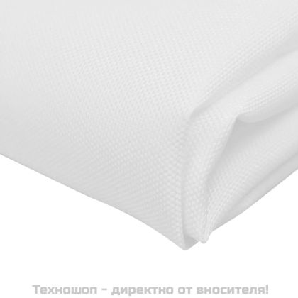 Трапезни салфетки от плат, бели, 25 бр., 50 х 50 см