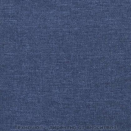 Табла за легло, синя, 180x7x78/88 см, плат