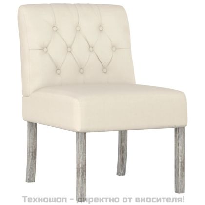 Ниско кресло, лен, дизайн с копчета