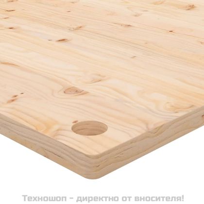 Плот за бюро, 100x50x2,5 см, борово дърво масив
