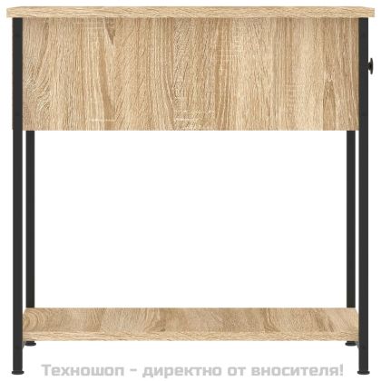 Нощни шкафчета 2 бр дъб сонома 30x60x60 см инженерно дърво