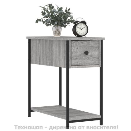 Нощни шкафчета 2 бр сив сонома 30x60x60 см инженерно дърво