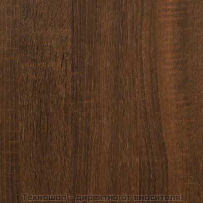 Нощни шкафчета 2 бр кафяв дъб 30x60x60 см инженерно дърво