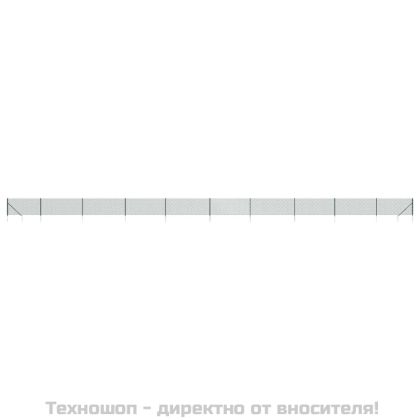 Плетена оградна мрежа с шипове, зелена, 0,8x25 м