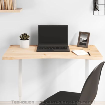 Плот за бюро, 80x40x2,5 см, борово дърво масив