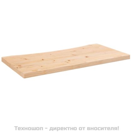 Плот за бюро, 80x40x2,5 см, борово дърво масив