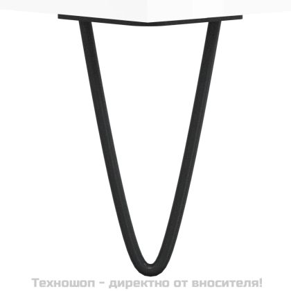 Бюфет бял гланц 57x35x70 см инженерно дърво