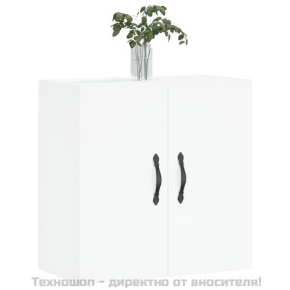 Стенен шкаф, бял, 60x31x60 см, инженерно дърво