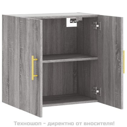 Стенен шкаф, сив сонома, 60x31x60 см, инженерно дърво