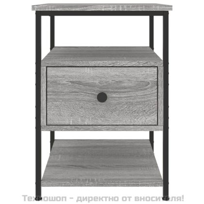 Нощни шкафчета 2 бр сива сонома 40x42x56 см инженерно дърво
