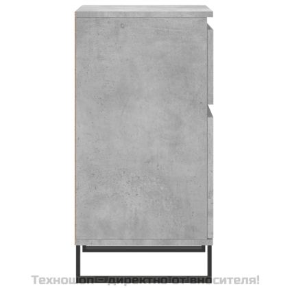 Бюфети 2 бр бетонно сив 40x35x70 см инженерно дърво