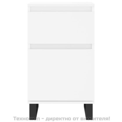 Бюфет бял 40x35x70 см инженерно дърво