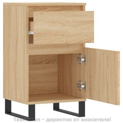 Бюфети 2 бр дъб сонома 40x35x70 см инженерно дърво