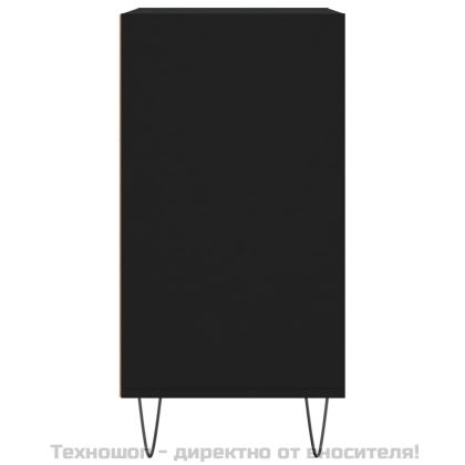 Бюфет черен 57x35x70 см инженерно дърво
