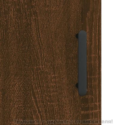 Сайдборд, Кафяв дъб, 69,5x34x90 см, инженерно дърво