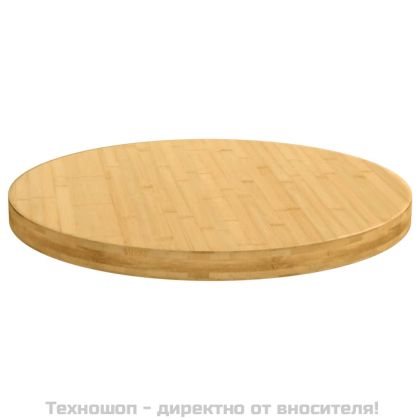 Плот за маса Ø80x4 см бамбук