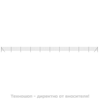 Ограда от телена мрежа антрацит 1x25 м поцинкована стомана