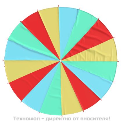 Детски парашут за игра Ø6 м плат