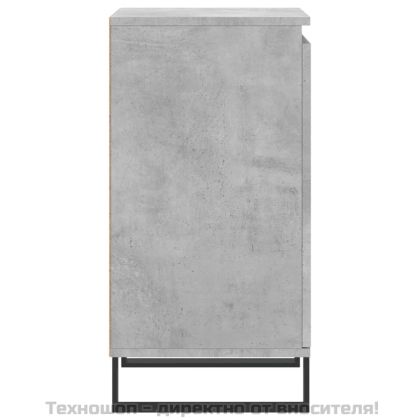 Бюфет бетонно сив 40x35x70 см инженерно дърво