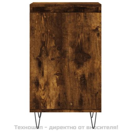 Бюфет опушен дъб 40x35x70 см инженерно дърво