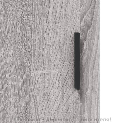 Сайдборд, сив сонома, 34,5x34x90 см, инженерно дърво