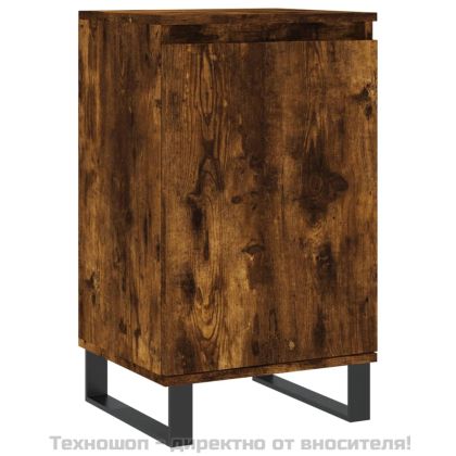 Бюфети 2 бр опушен дъб 40x35x70 см инженерно дърво