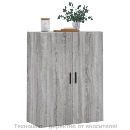 Стенен шкаф сив сонома 69,5x34x90 см