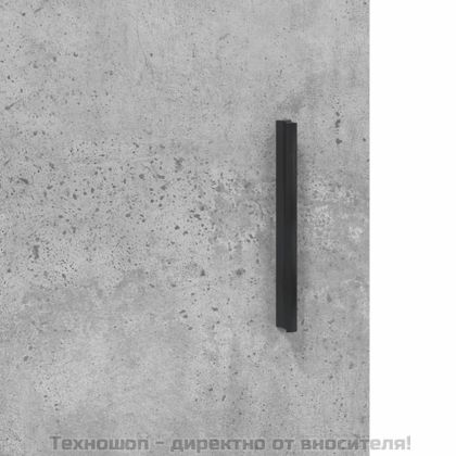 Сайдборд, бетонно сив, 100x36x60 см, инженерно дърво