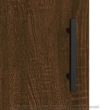 Стенен шкаф кафяв дъб 69,5x34x90 см