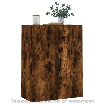 Стенен шкаф опушен дъб 69,5x34x90 см