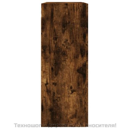 Стенен шкаф опушен дъб 69,5x34x90 см