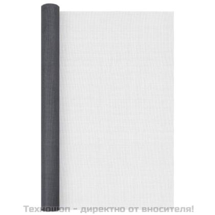 Мрежа против насекоми, фибростъкло, 100x1000 см, сива