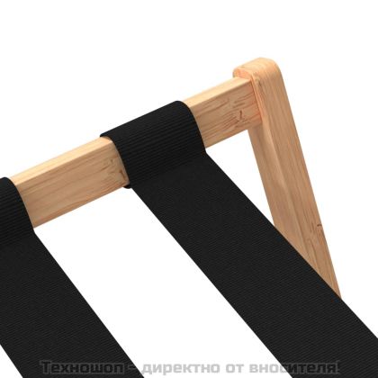 Поставка за куфари, 68,5x38x58 см, бамбук