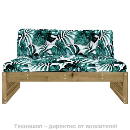Среден диван, 120x80 см, импрегнирано борово дърво