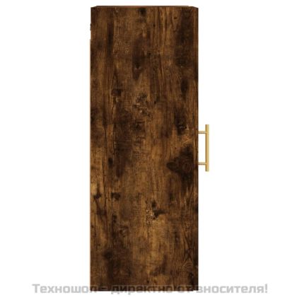 Стенен шкаф опушен дъб 34,5x34x90 см