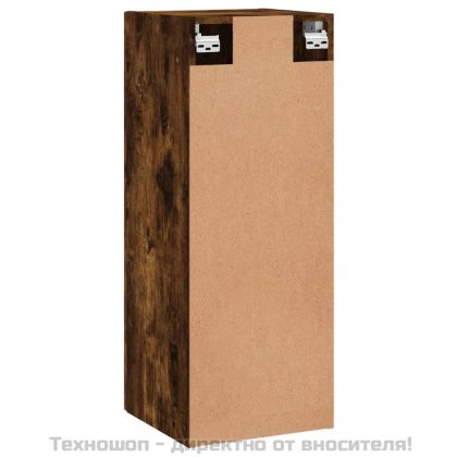 Стенен шкаф опушен дъб 34,5x34x90 см