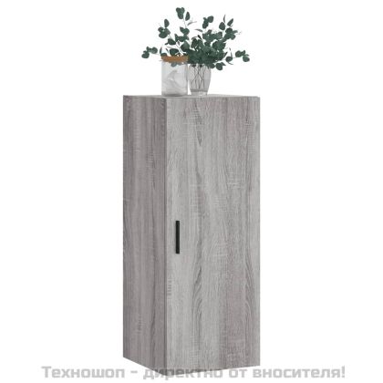 Стенен шкаф сив сонома 34,5x34x90 см