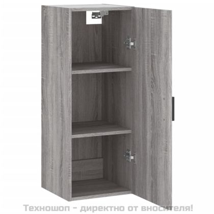 Стенен шкаф сив сонома 34,5x34x90 см