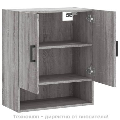 Стенен шкаф, сив сонома, 60x31x70 см, инженерно дърво