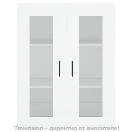 Стенен шкаф бял 69,5x34x90 см