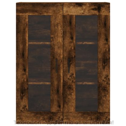 Стенен шкаф опушен дъб 69,5x34x90 см