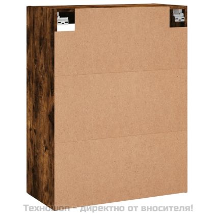 Стенен шкаф опушен дъб 69,5x34x90 см