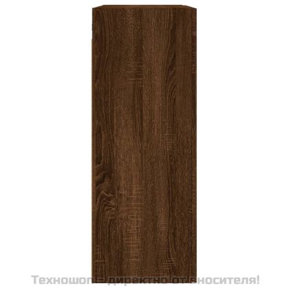 Стенен шкаф кафяв дъб 69,5x34x90 см