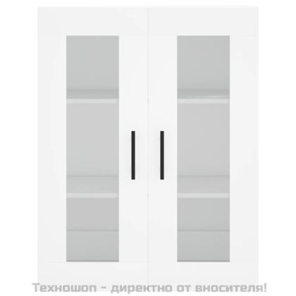 Стенен шкаф бял 69,5x34x90 см