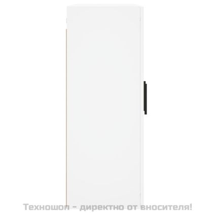 Стенен шкаф бял 69,5x34x90 см