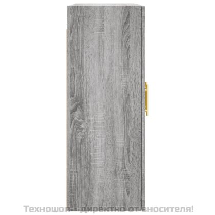 Стенен шкаф сив сонома 69,5x34x90 см