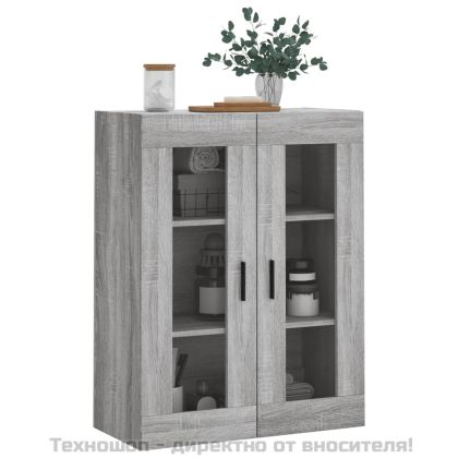 Стенен шкаф сив сонома 69,5x34x90 см