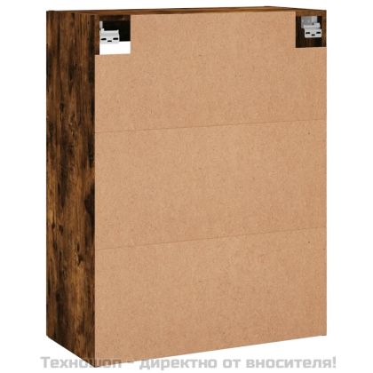 Стенен шкаф опушен дъб 69,5x34x90 см