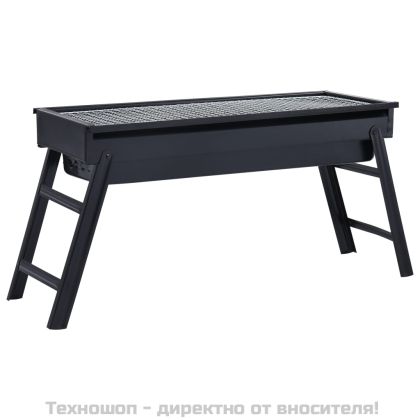 Преносимо барбекю грил за къмпинг, 60x22,5x33 см