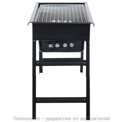 Преносимо барбекю грил за къмпинг, 60x22,5x33 см
